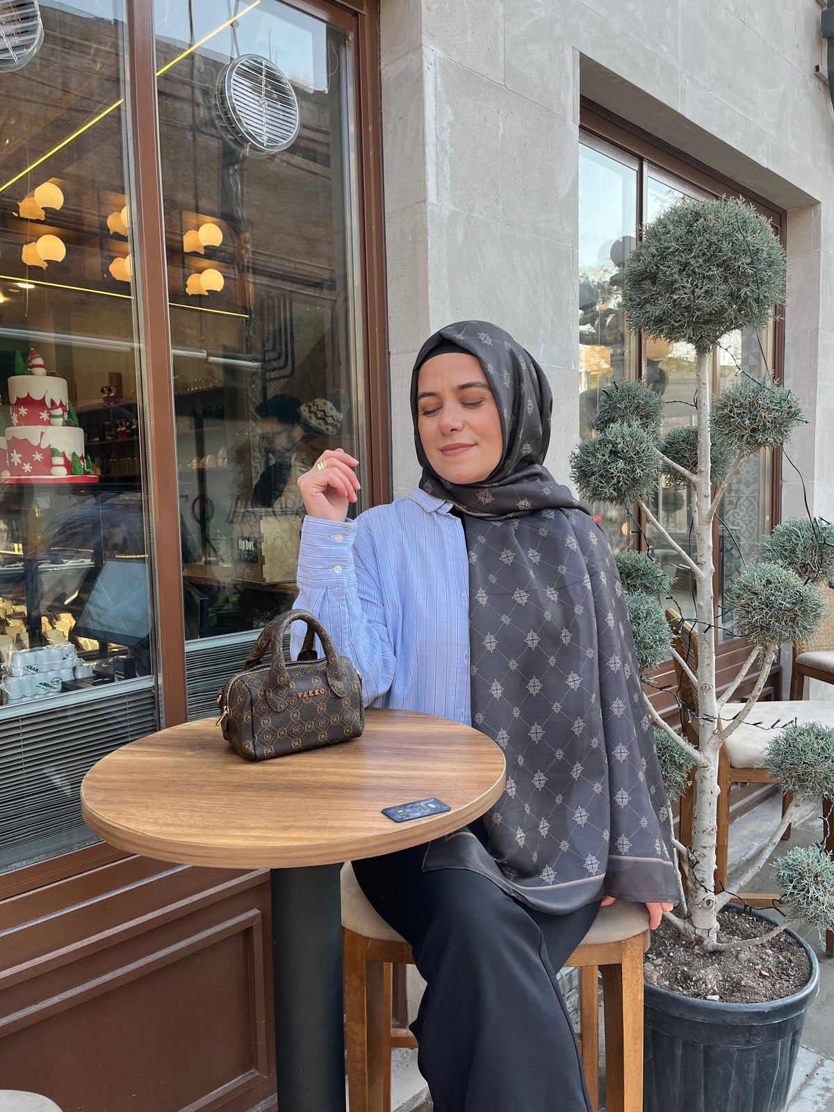 Locella koza pamuk şal
