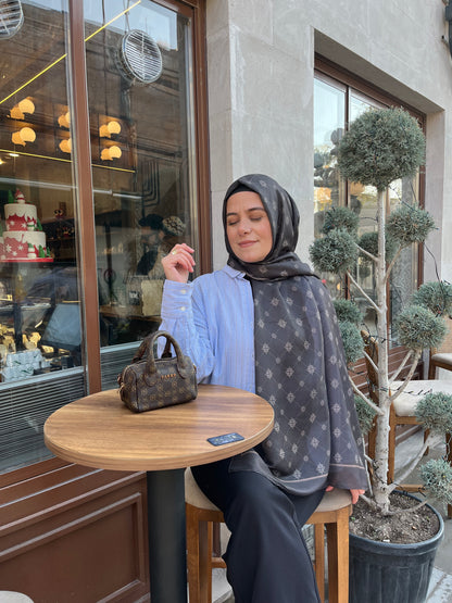Locella koza pamuk şal