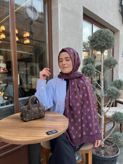 Locella koza pamuk şal